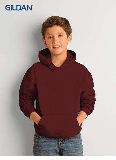 18500B Heavy Blend Youth Hooded Sweatshirt