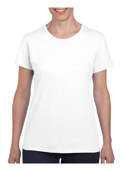 5000L Heavy Cotton Missy Fit T-Shirt - White