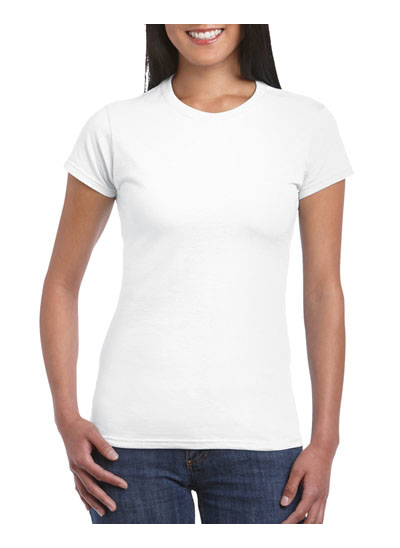 64000L Softstyle Ladies Fit T Shirt - White